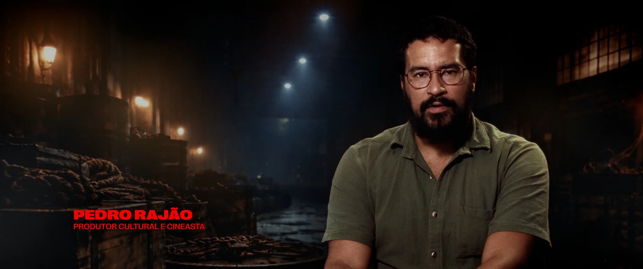 Frame identificado de Pedro Rajão no documentário