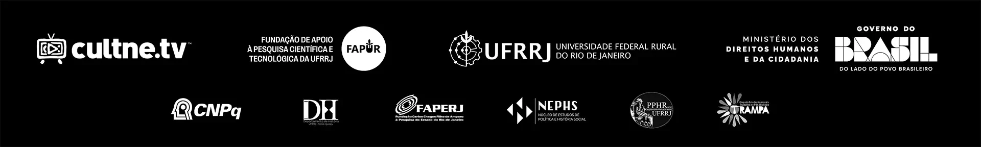 Marcas das instituições de apoio e realização